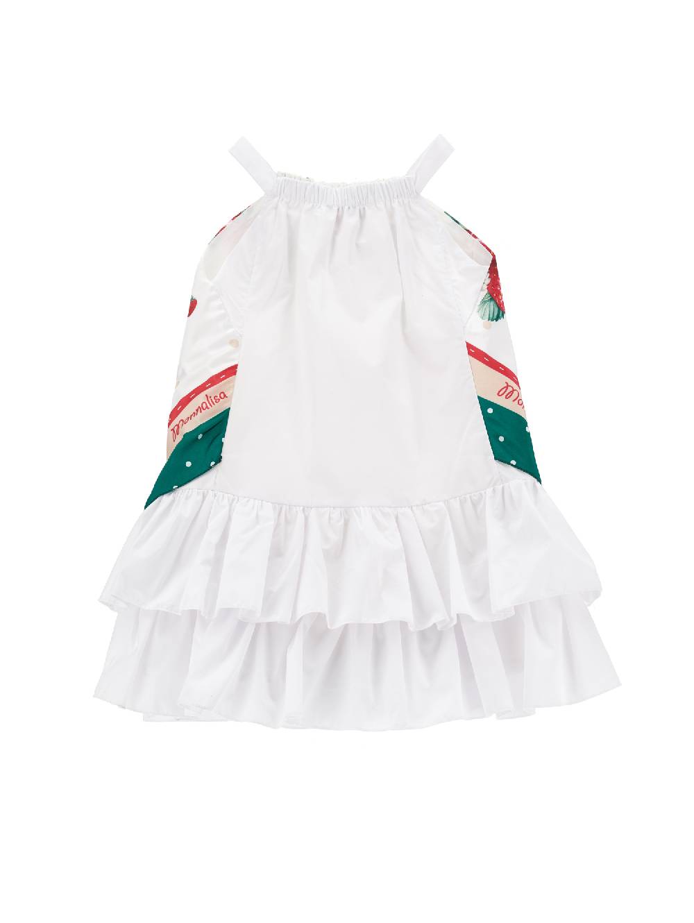 Monnalisa Abito con spalline e inserto foulard Ritorno libero