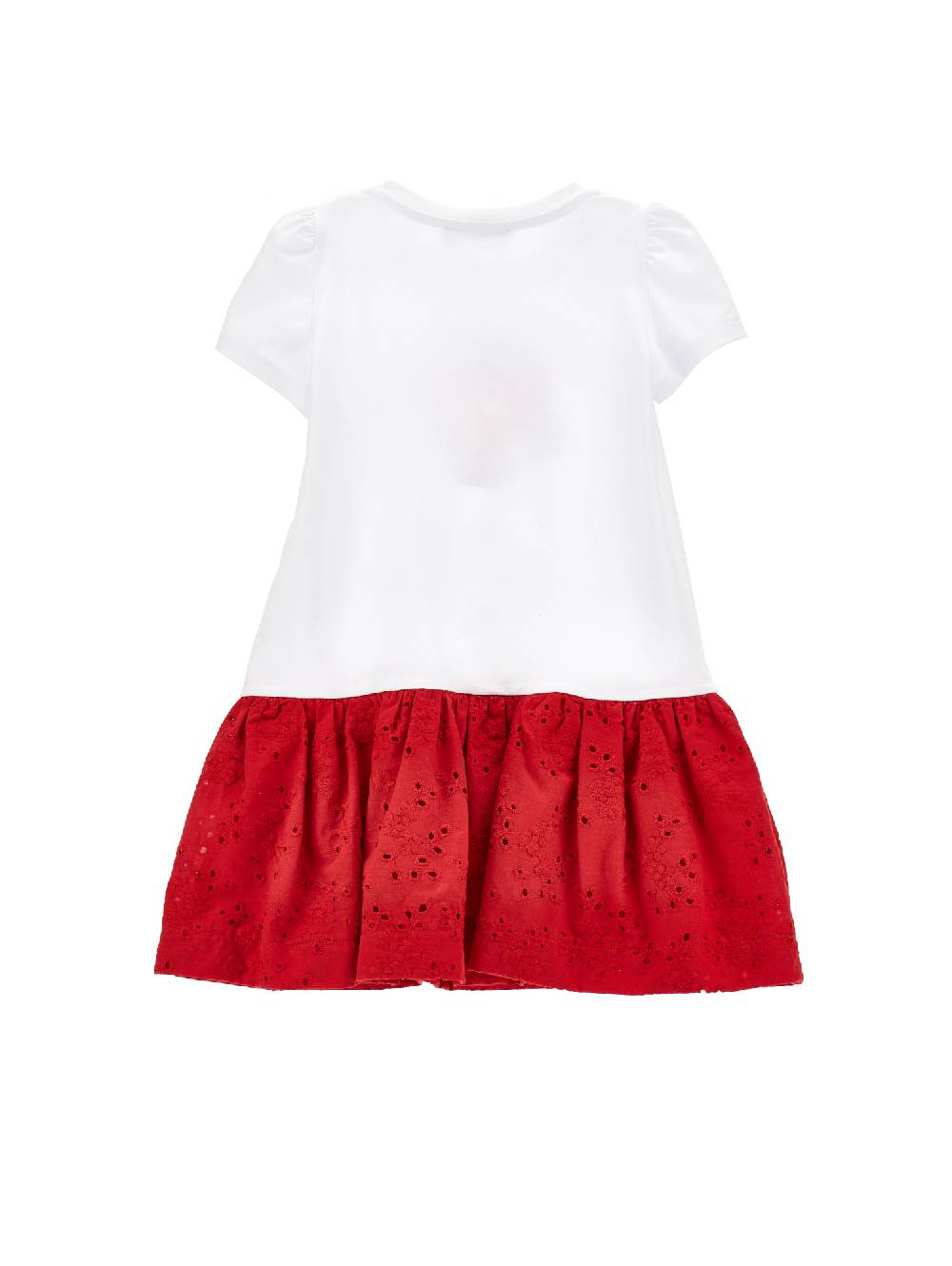 Monnalisa Abito jersey balza sangallo Latest stili
