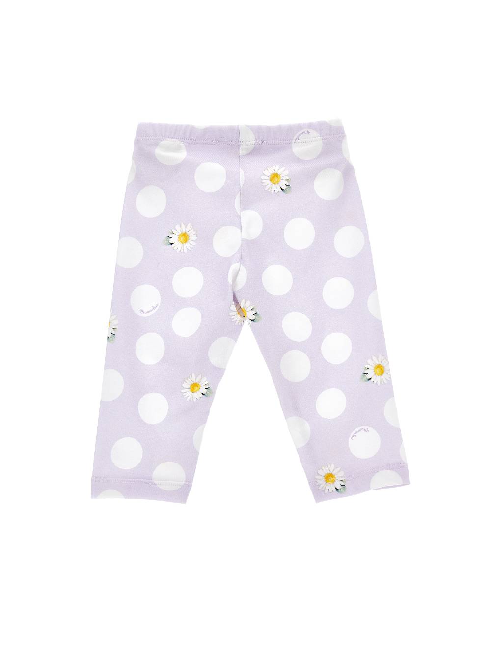 Monnalisa Leggings jersey margherite e pois Promozione