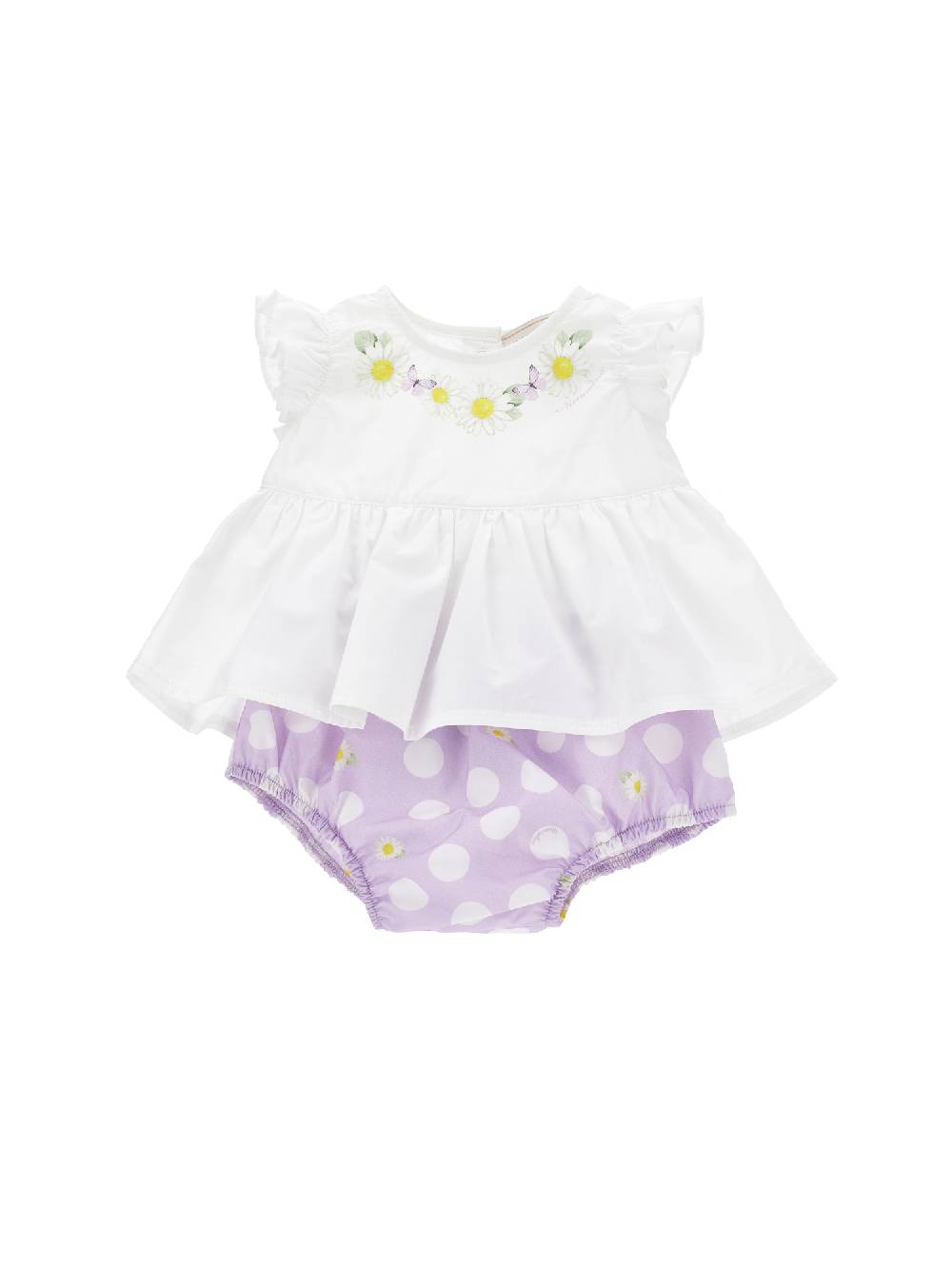 Monnalisa Completo due pezzi pois Outlet