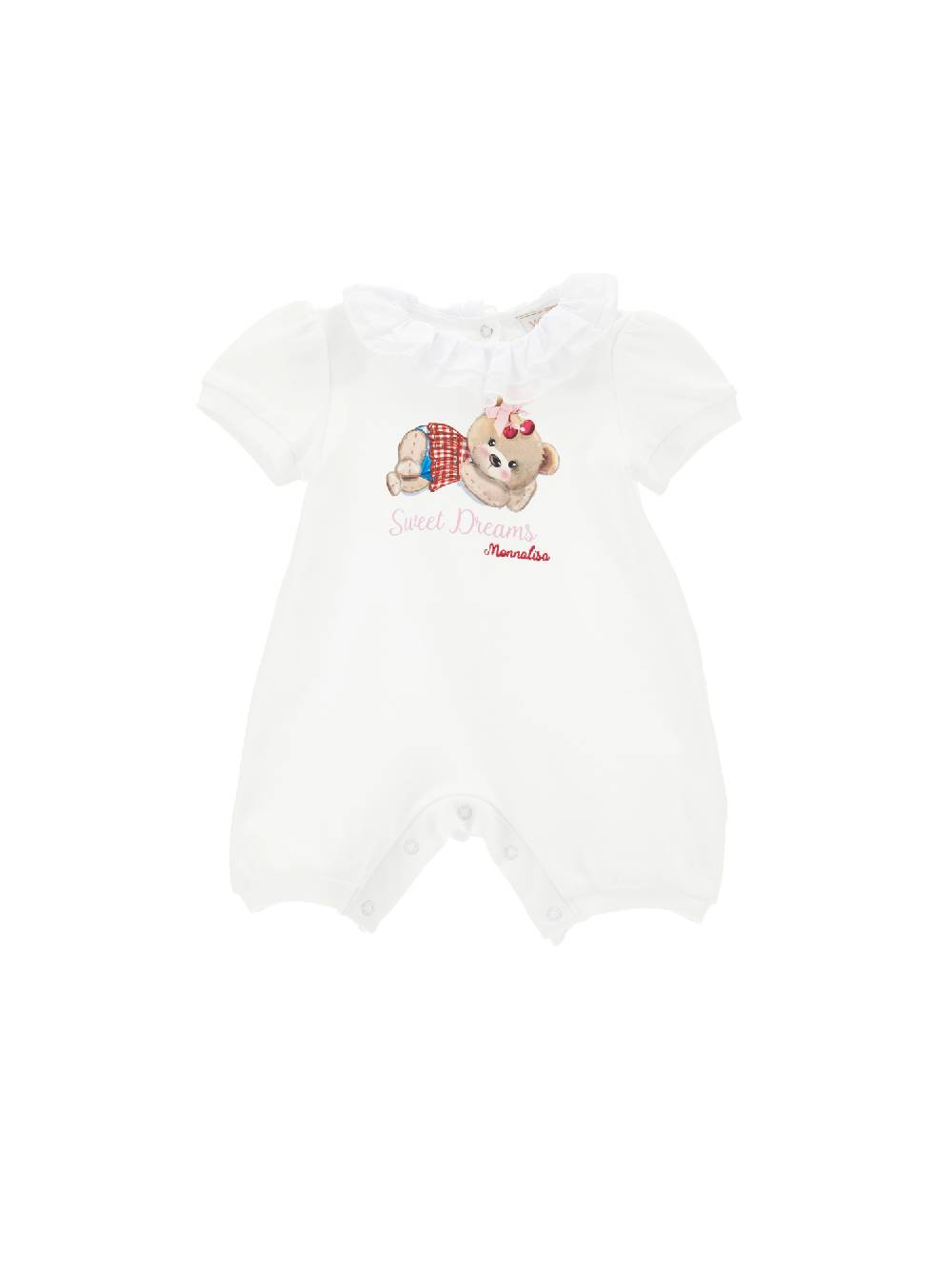 Monnalisa Pagliaccetto cotone teddy bear Negozio online di fabbrica