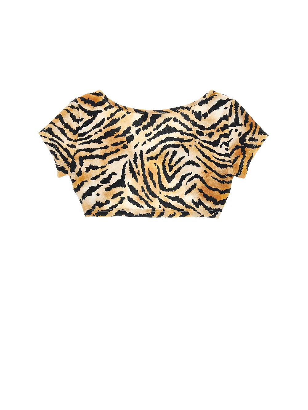Monnalisa Top cropped tigrato Shopping online