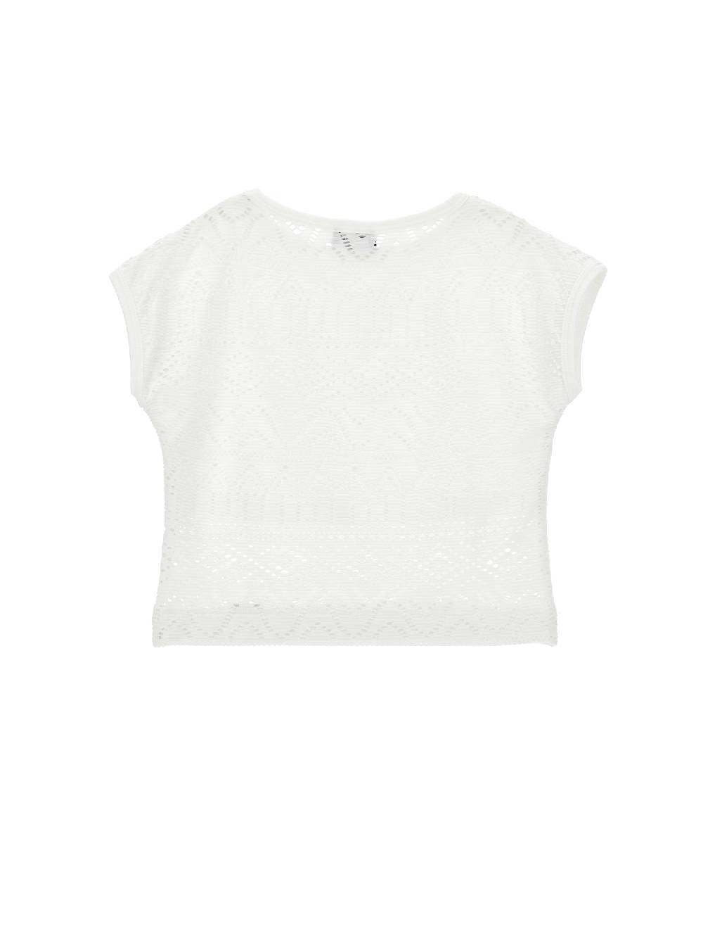 Monnalisa Top jersey traforato Officina