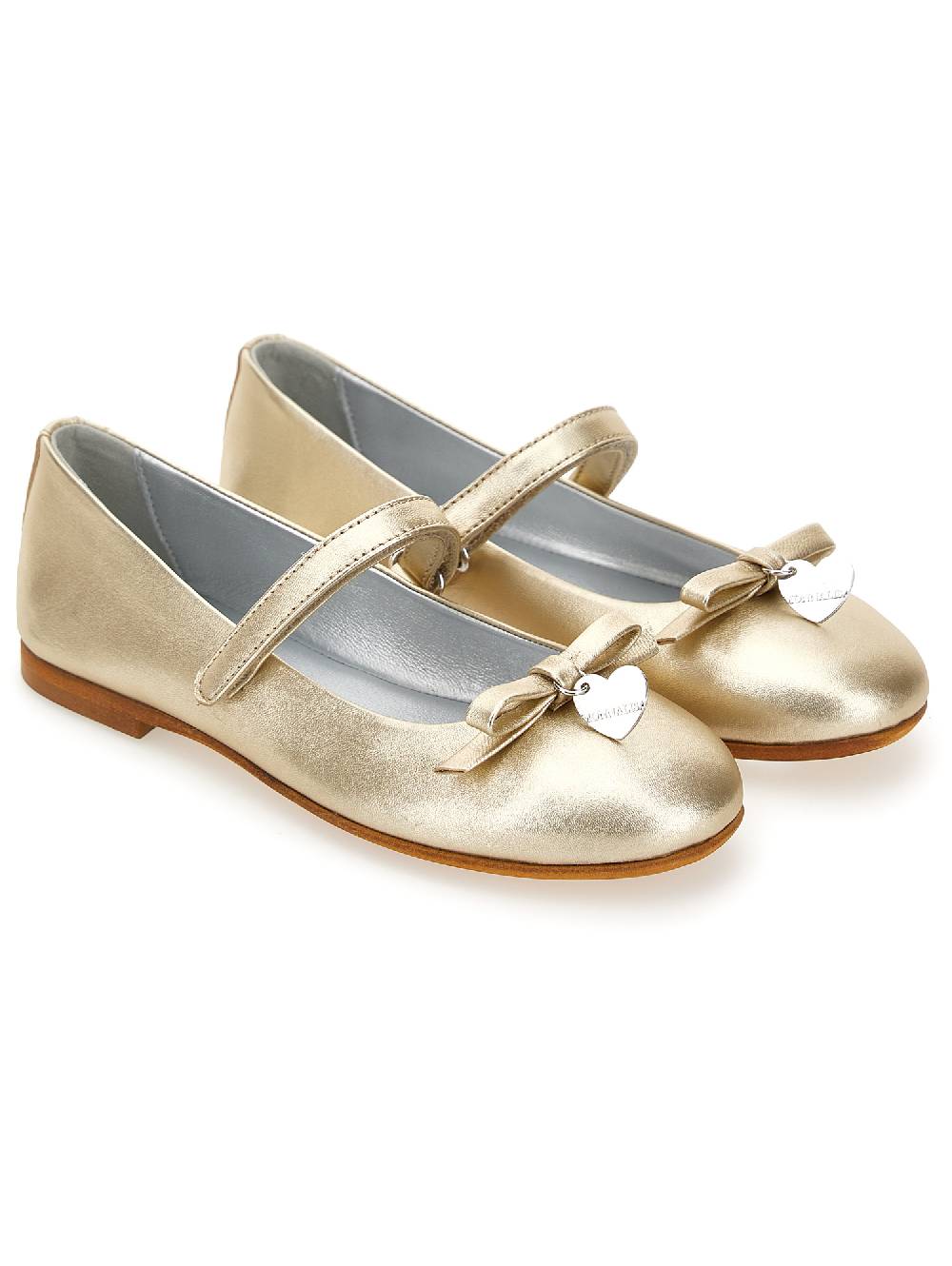 Monnalisa Ballerine pelle laminata In Saldo