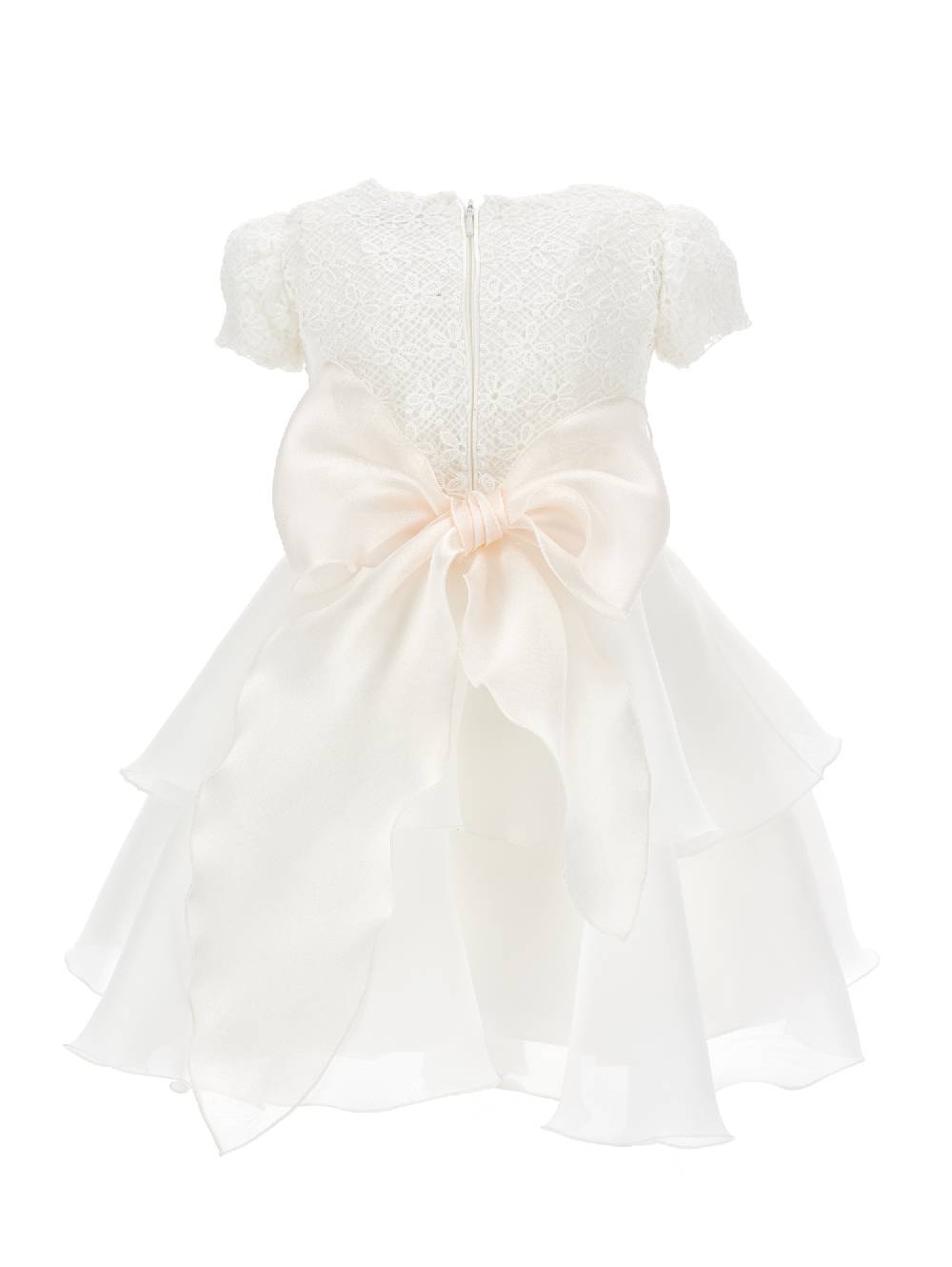 Monnalisa Abito macramé e tulle Negozio online di fabbrica
