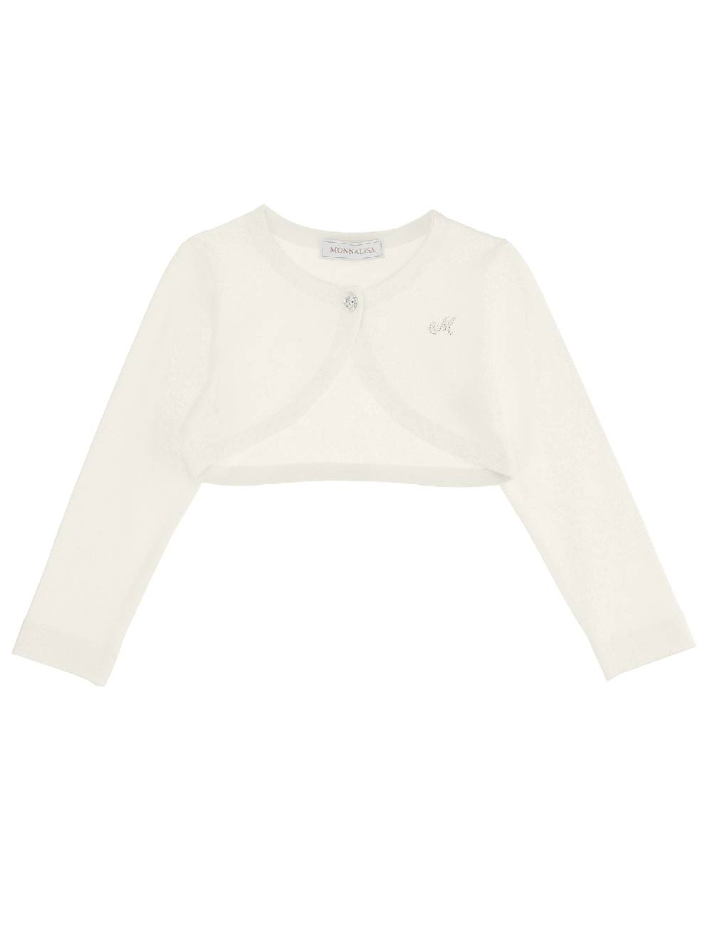 Monnalisa Cardigan rasato crêpe Grande vendita