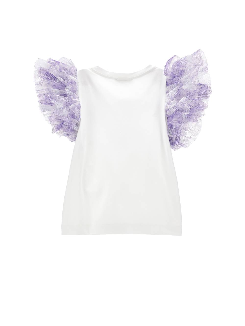 Monnalisa T-shirt con maniche tulle Shopping online