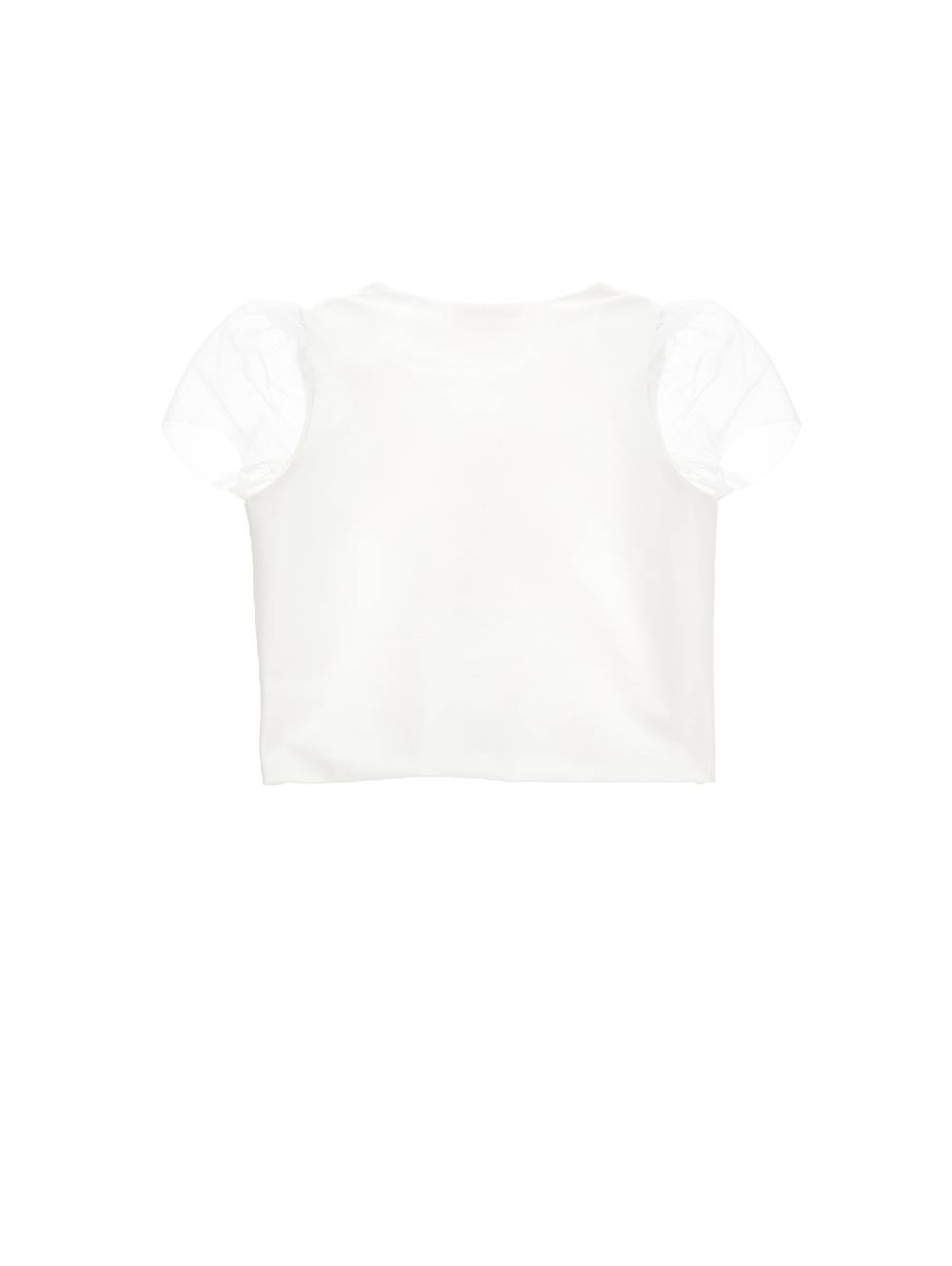 Monnalisa T-shirt cotone organico tulle Vendite stagionali
