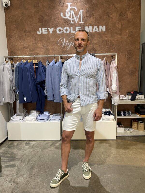 JCM Jey Coleman Camicia uomo estiva lino Luca Argentieri ACQUISTA ORA