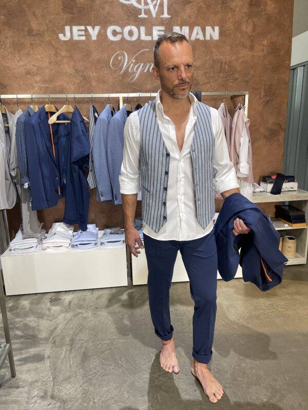 JCM Jey Coleman Pantalone uomo blu punto milano Exibit Economico