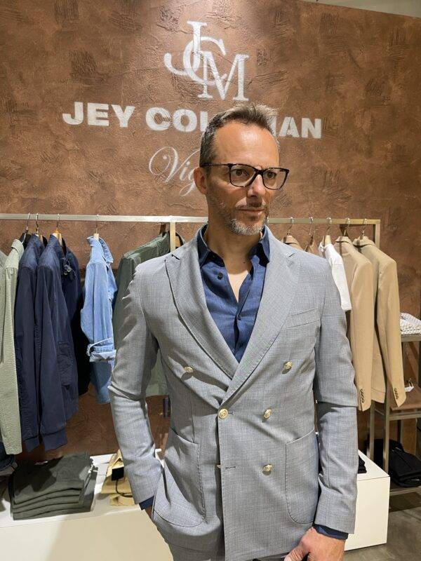 JCM Jey Coleman Giacca uomo elegante doppiopetto Exibit Hotsell