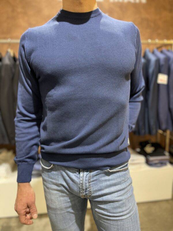 JCM Jey Coleman Maglia uomo blu girocollo Roy Roger’s 2025