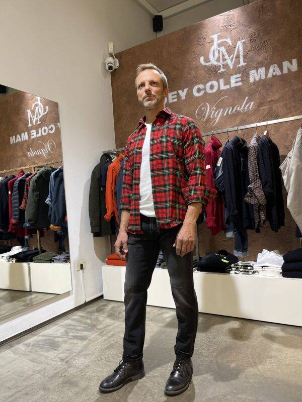 JCM Jey Coleman Camicia uomo in cotone flanellato, Di Biasi Saldi