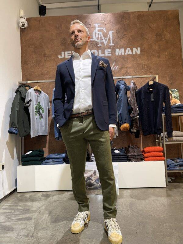 JCM Jey Coleman Giacca uomo blu punto milano Piero Giachi Negozio