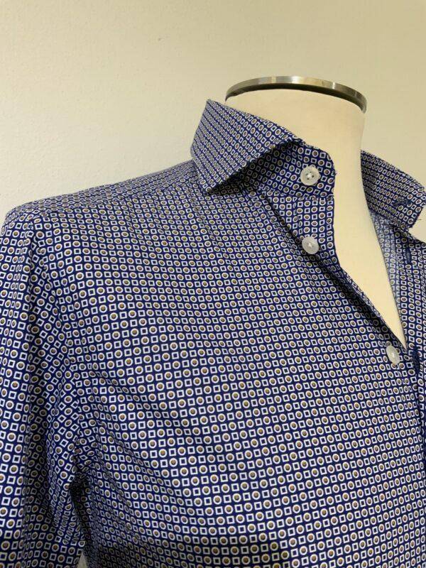 JCM Jey Coleman Camicia uomo micro fantasia Nuovo
