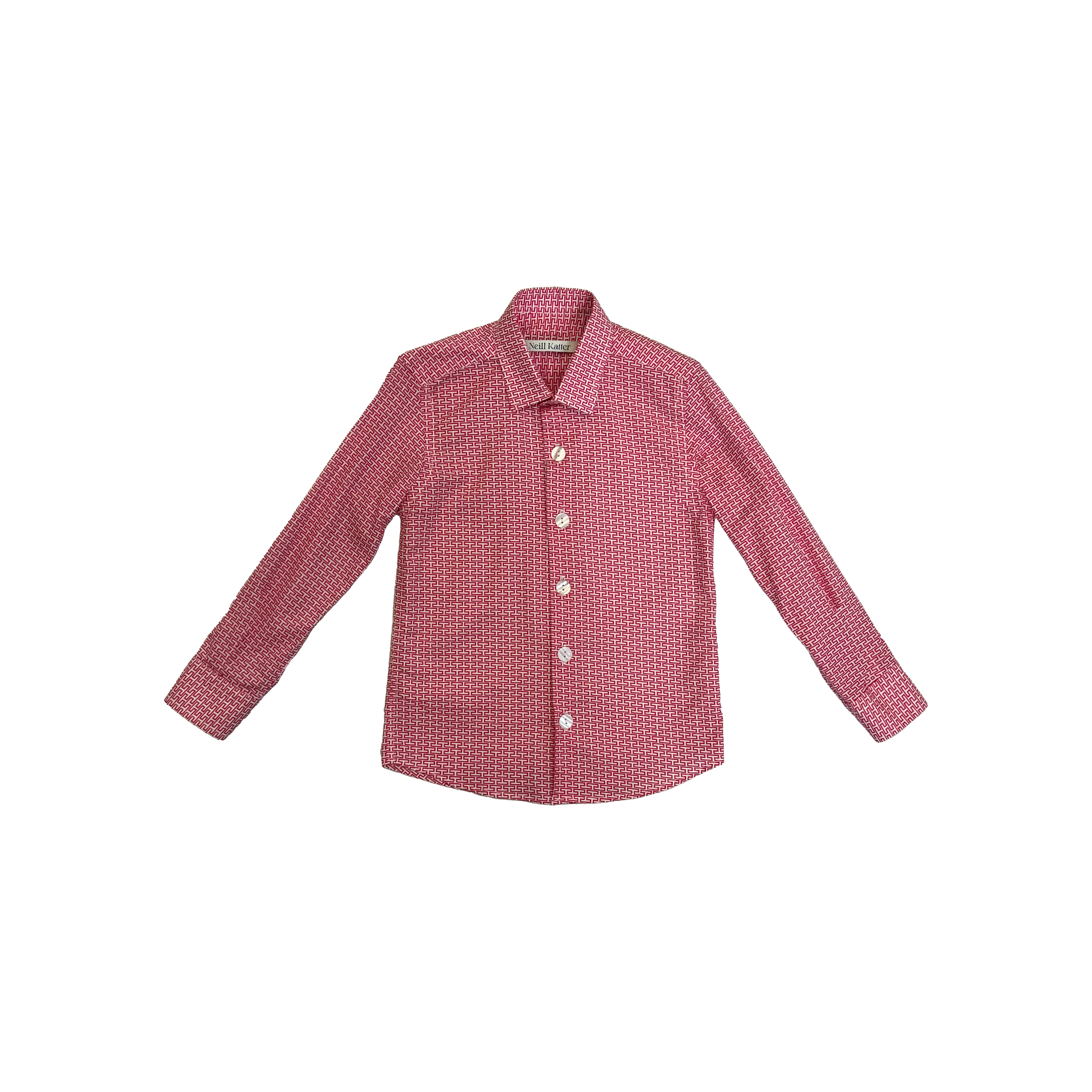 Neill Katter Camicia Disegno Cravatta
