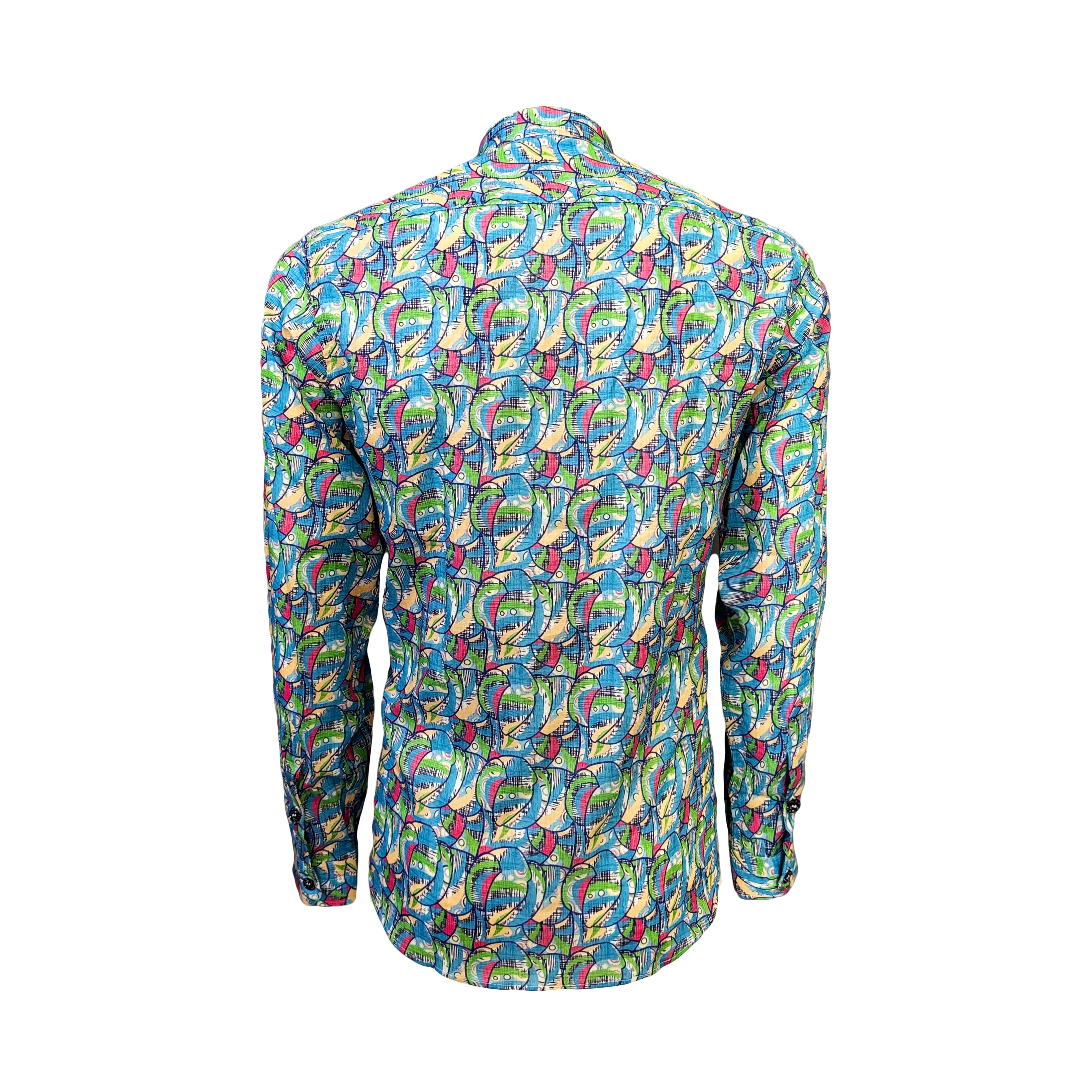 Neill Katter Camicia Geometrica Astratta Sottocosto