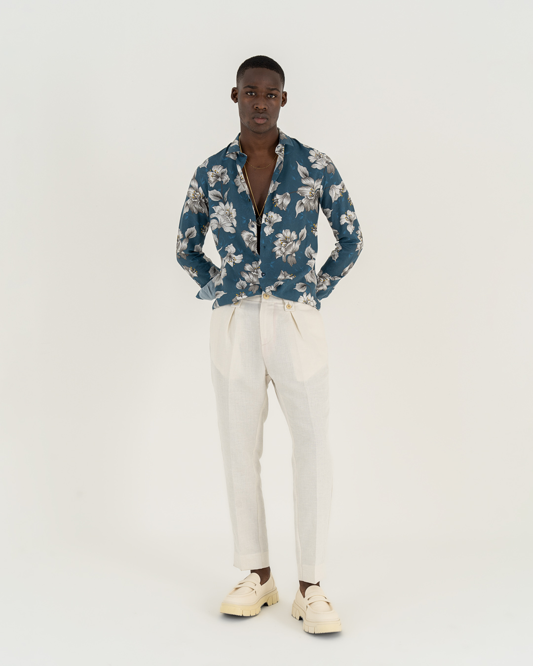 Neill Katter Camicia Blue Tulip Fino Al -60%