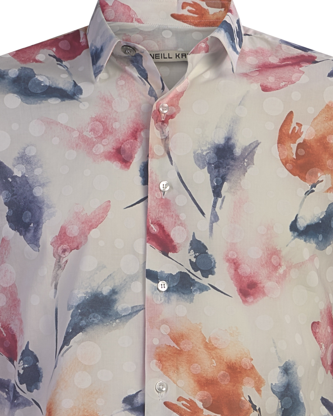 Neill Katter Camicia Paintstrokes Eleganza Offerta