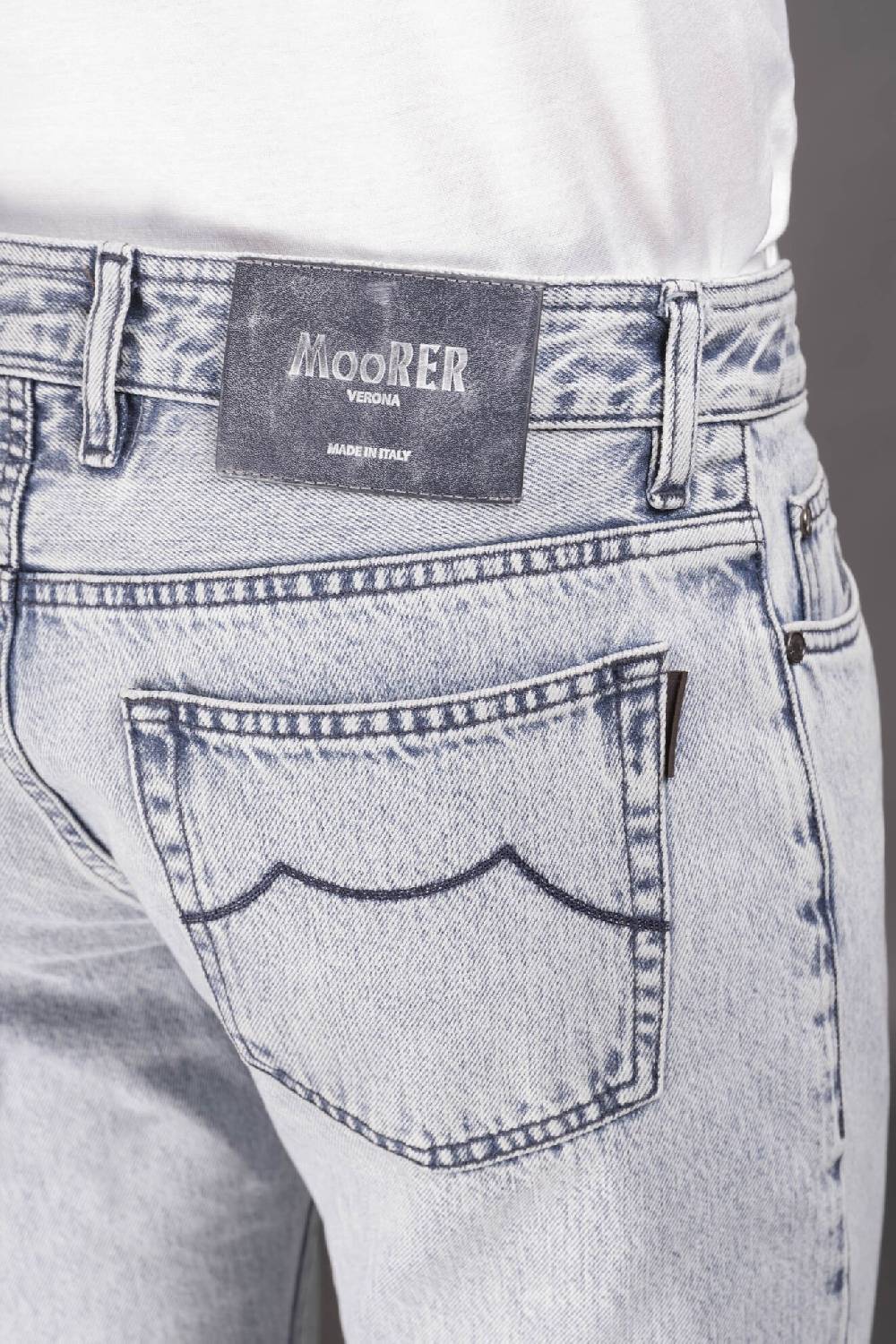 Moorer Pantaloni PAVEL-34 BLU Negozio