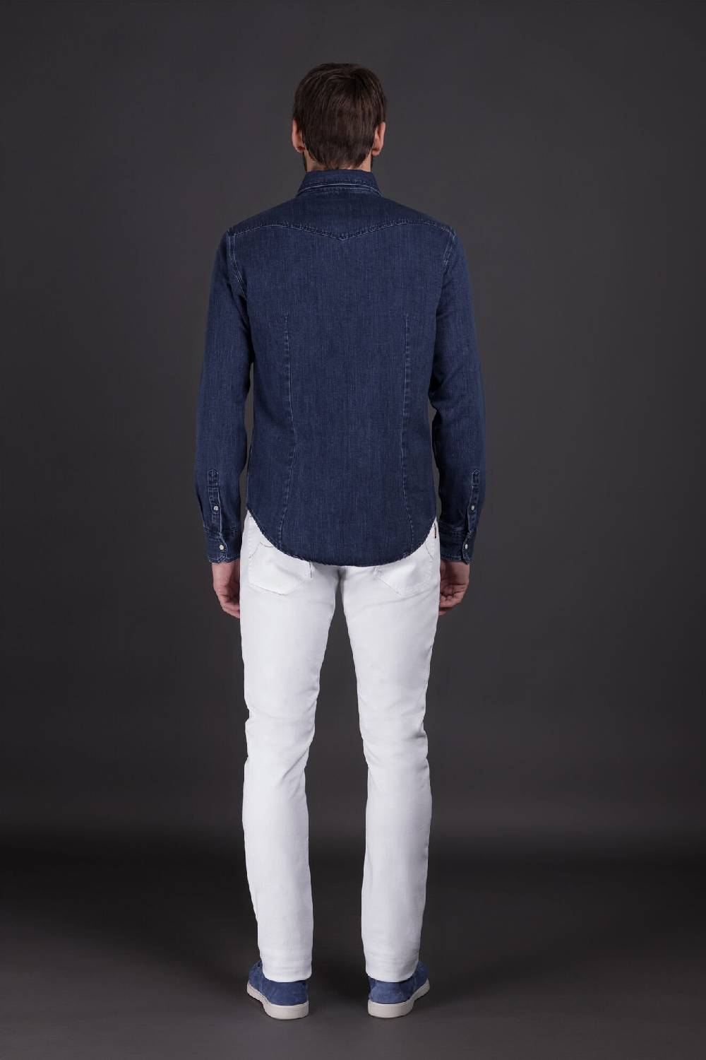 Moorer Camicie LARRIE-32 LIGHT DENIM Negozi Online