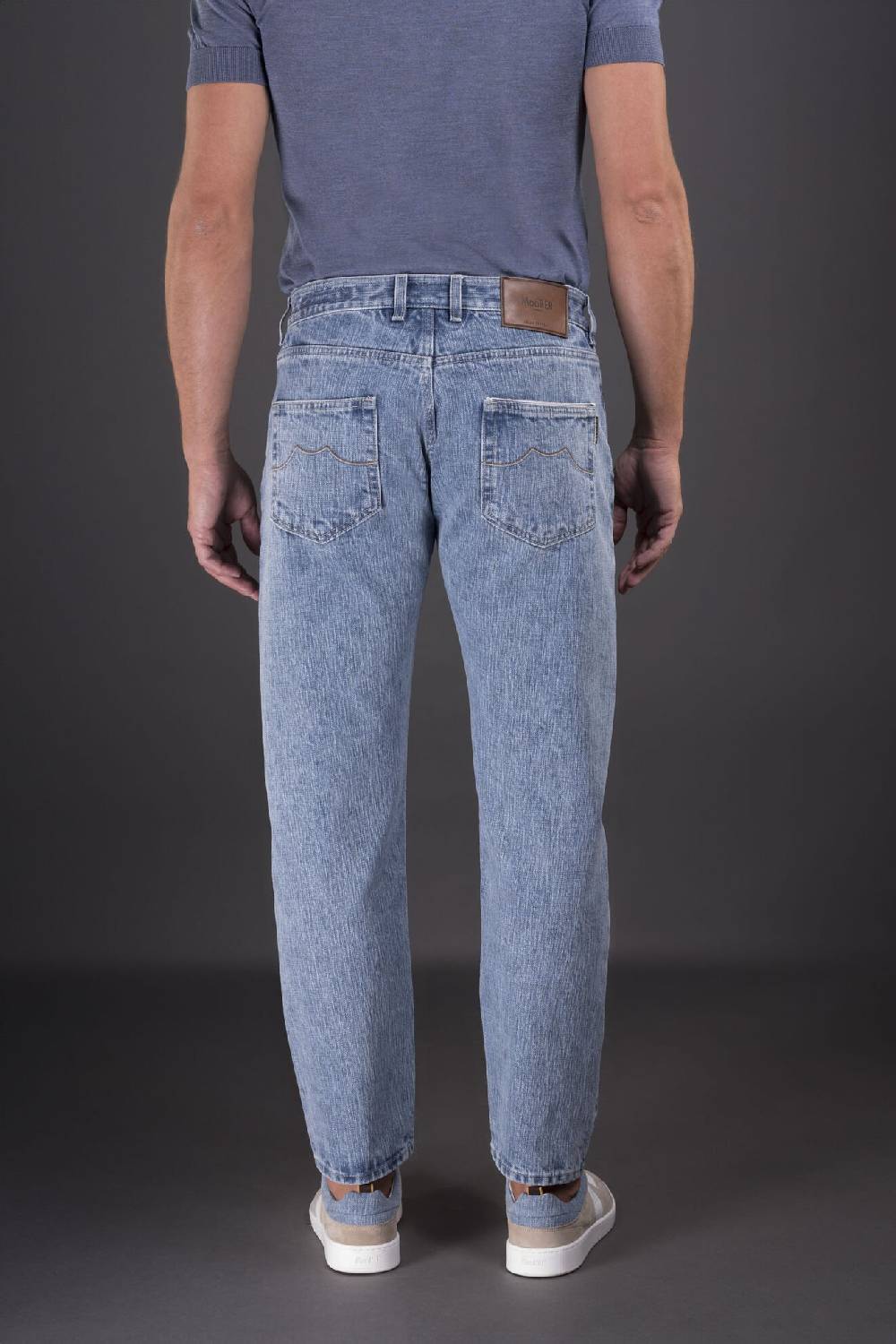 Moorer Pantaloni WOODY-10 DENIM In Saldo