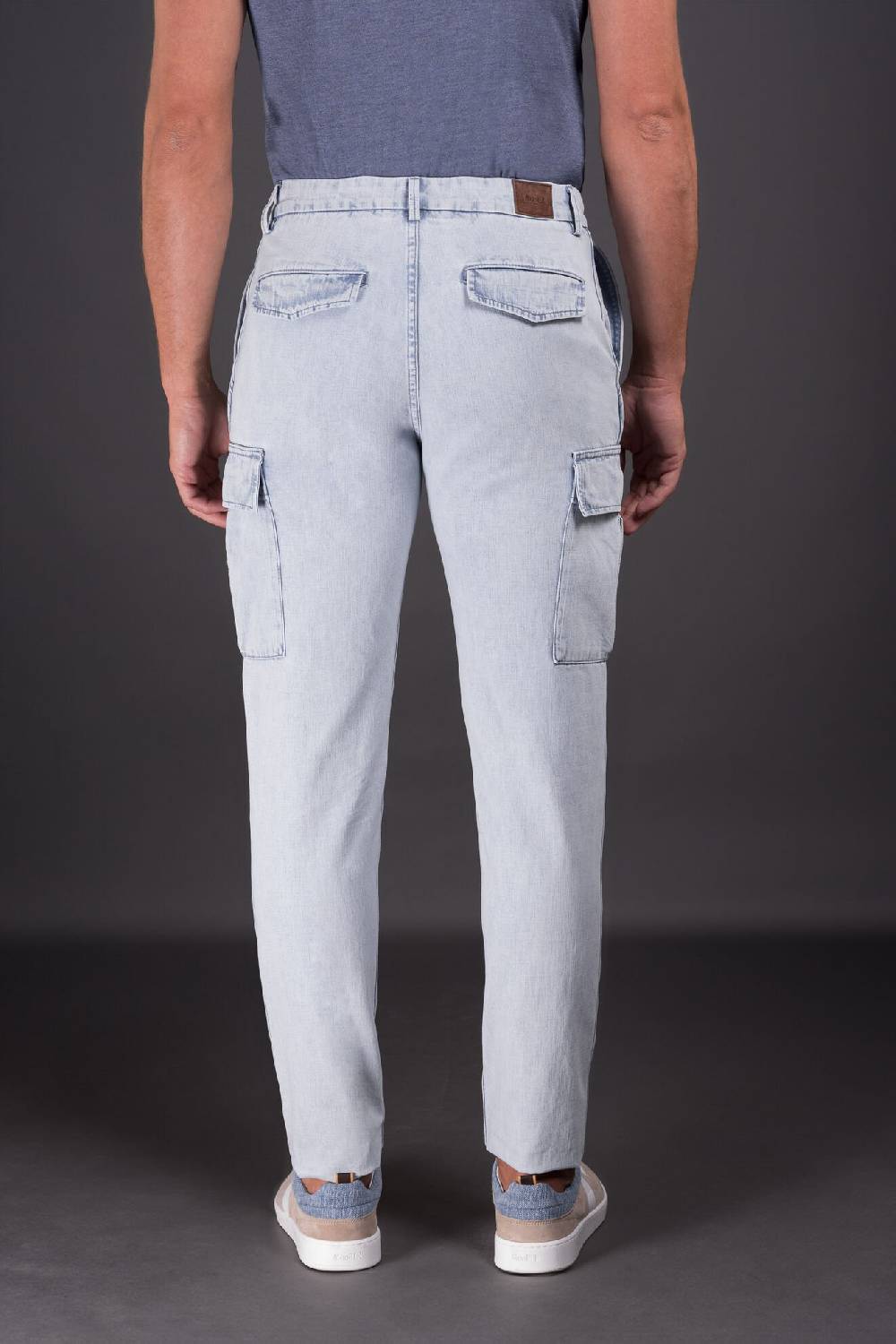 Moorer Pantaloni BRODY-01 LIGHT DENIM Sottocosto