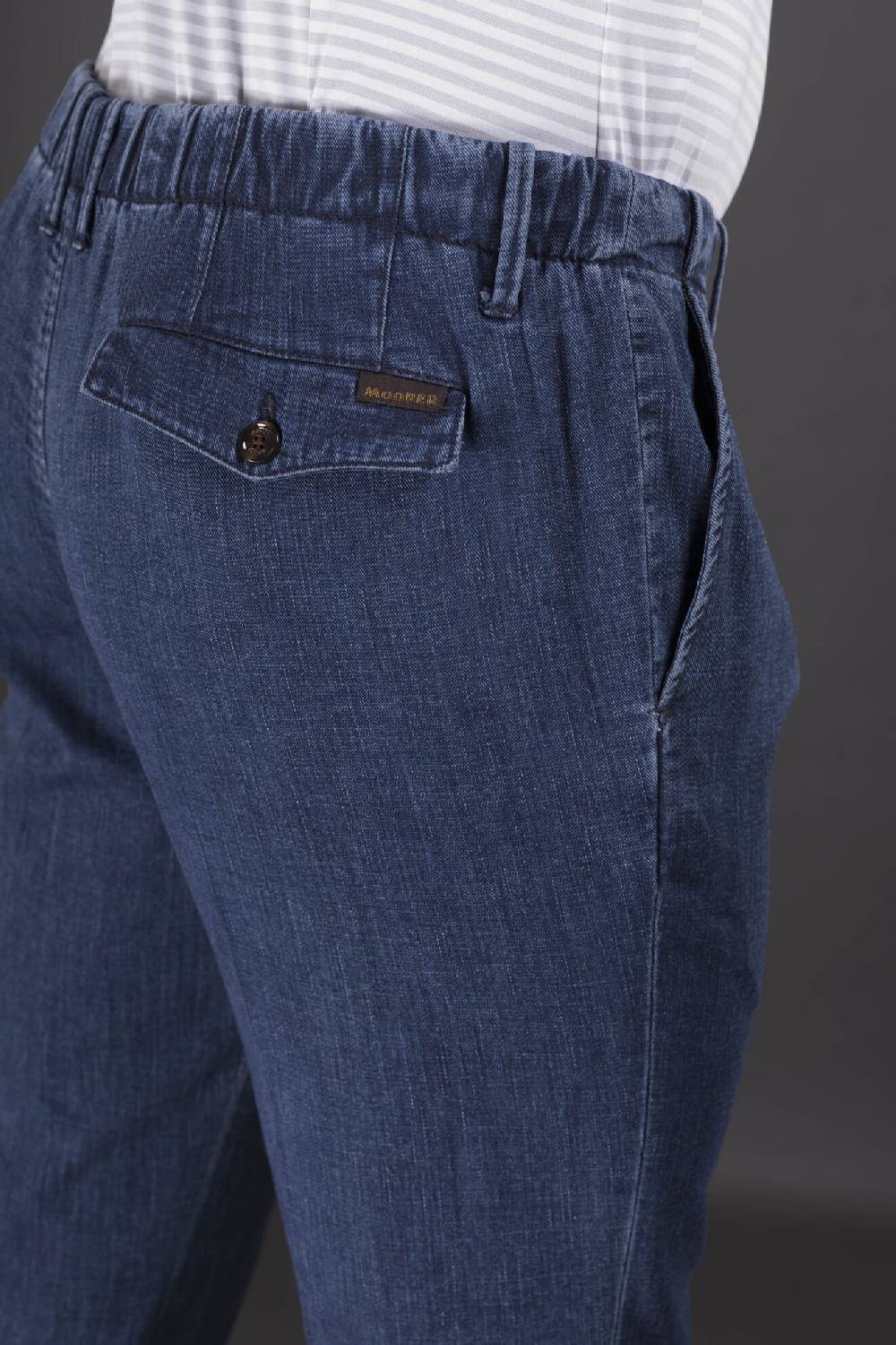 Moorer Pantaloni WILTON-32 LIGHT DENIM Sconto