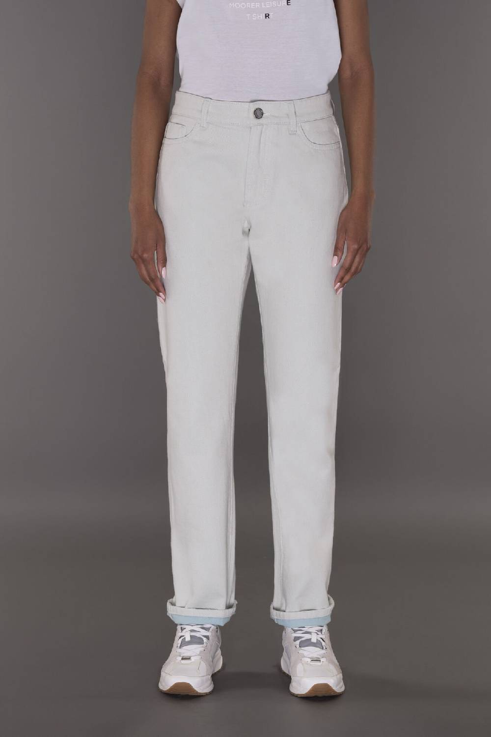 Moorer Pantaloni SANSA-55 AZZURRO Affare Del Giorno
