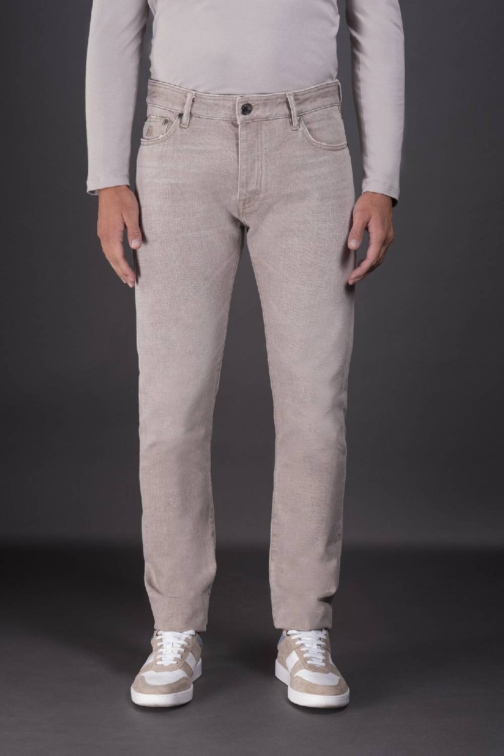 Moorer Pantaloni PAVEL-54 BEIGE Saldi Di Fabbrica