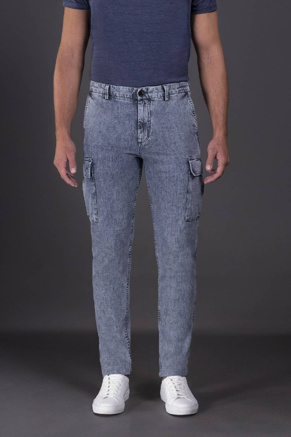 Moorer Pantaloni BRODY-01 NAVY/BLUE Promozione temporanea