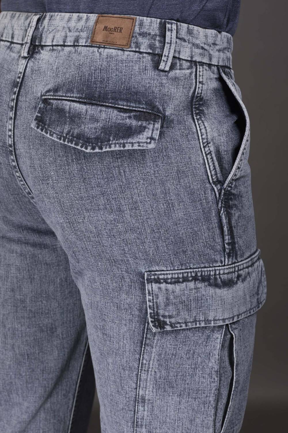 Moorer Pantaloni BRODY-01 NAVY/BLUE Promozione temporanea