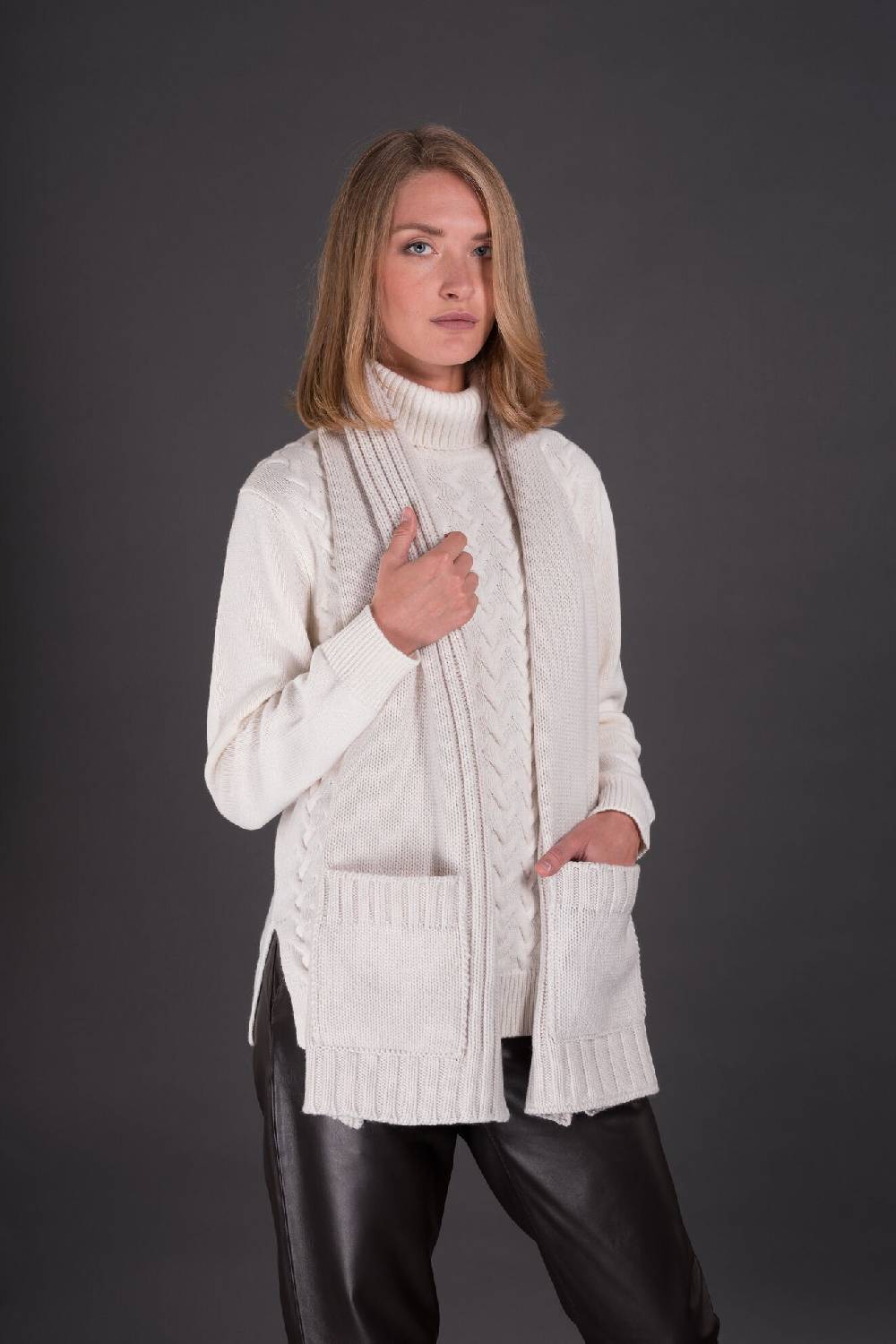Moorer Guanti e Sciarpe SCARFPOKET-CWS Sconti questo mese
