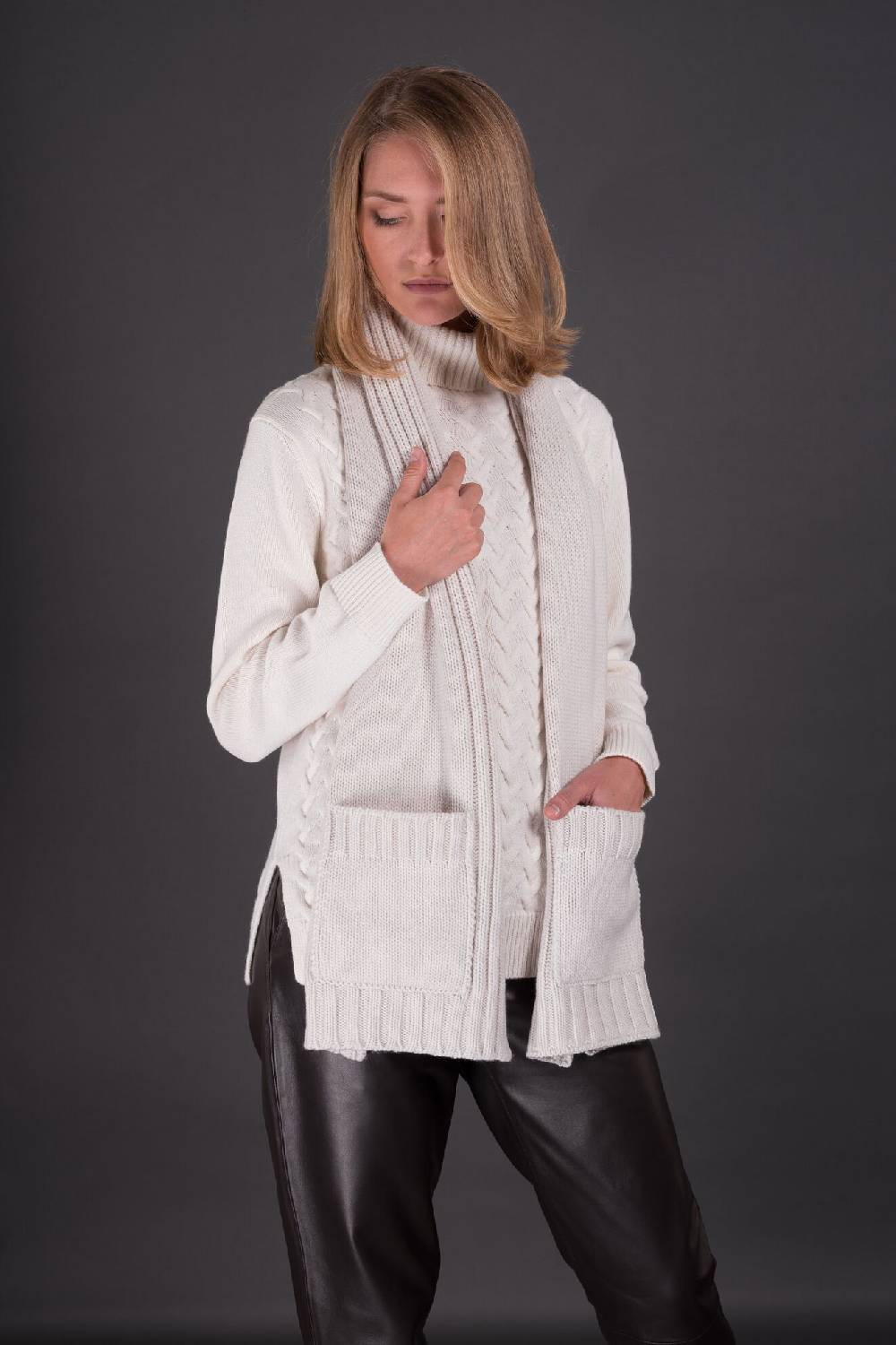 Moorer Guanti e Sciarpe SCARFPOKET-CWS Sconti questo mese