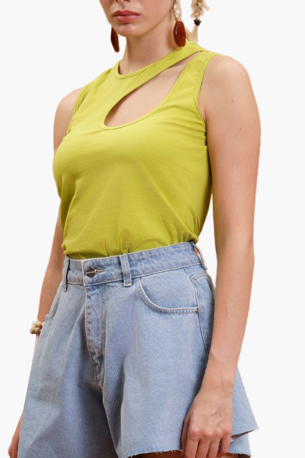 Nualy CANOTTA CUT-OUT Qualità Garantita