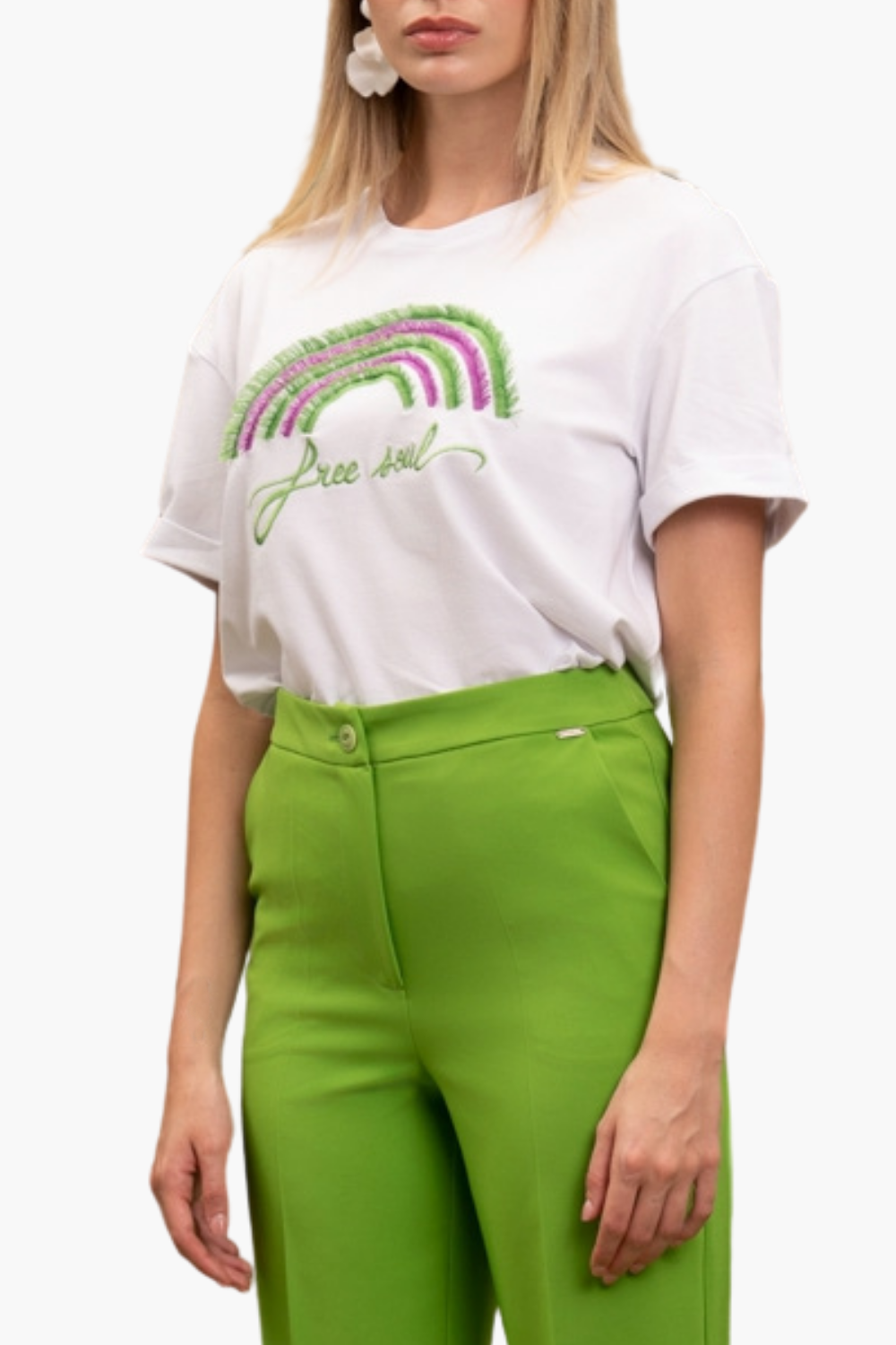 Nualy T-SHIRT ARCOBALENO Affare Del Giorno