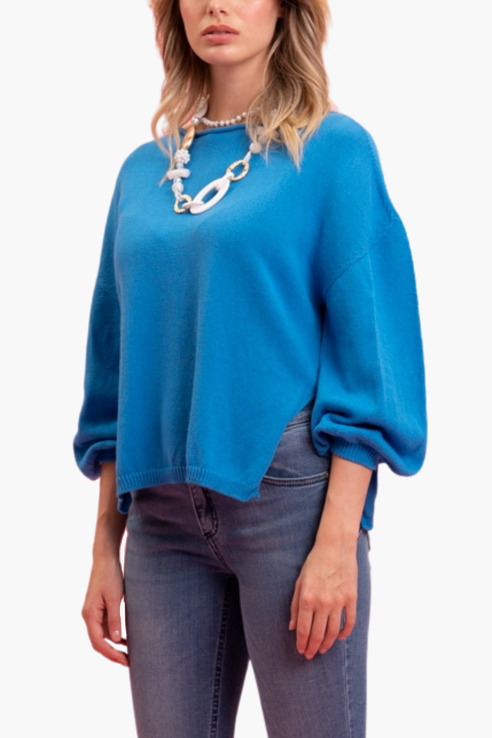 Nualy MAGLIA CON SPACCHETTI Moda