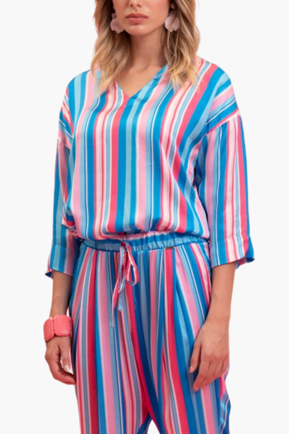 Nualy CAMICIA RIGHE Economico