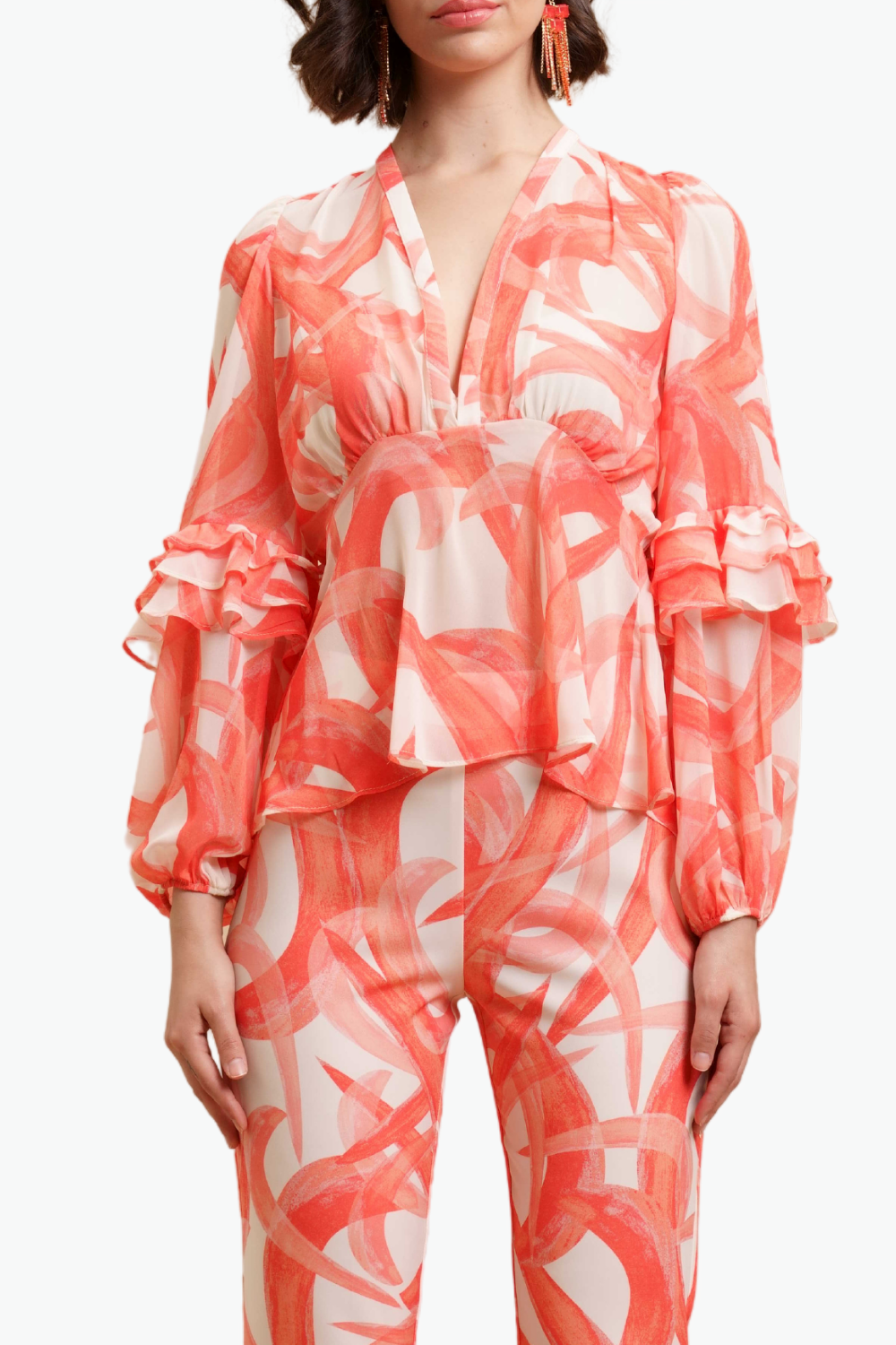 Nualy BLUSA CON MANICA AMPIA In Vendita