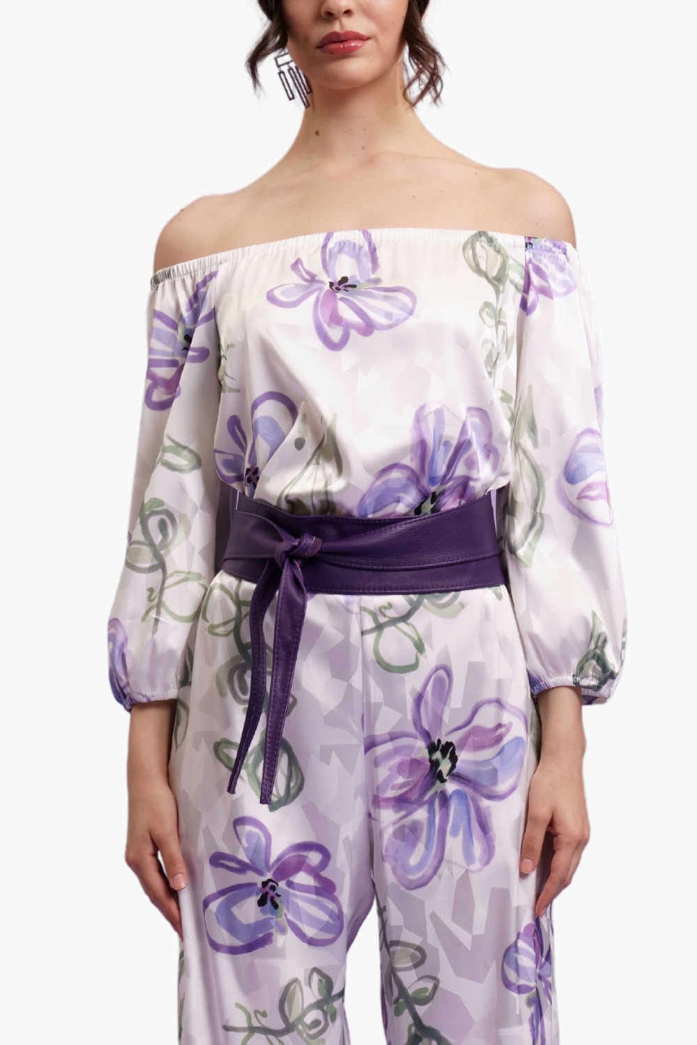 Nualy CAMICIA FIORI Nuova