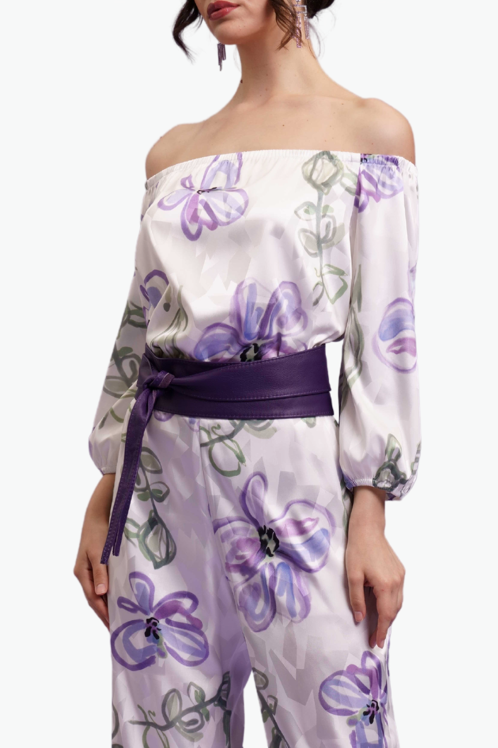 Nualy CAMICIA FIORI Nuova