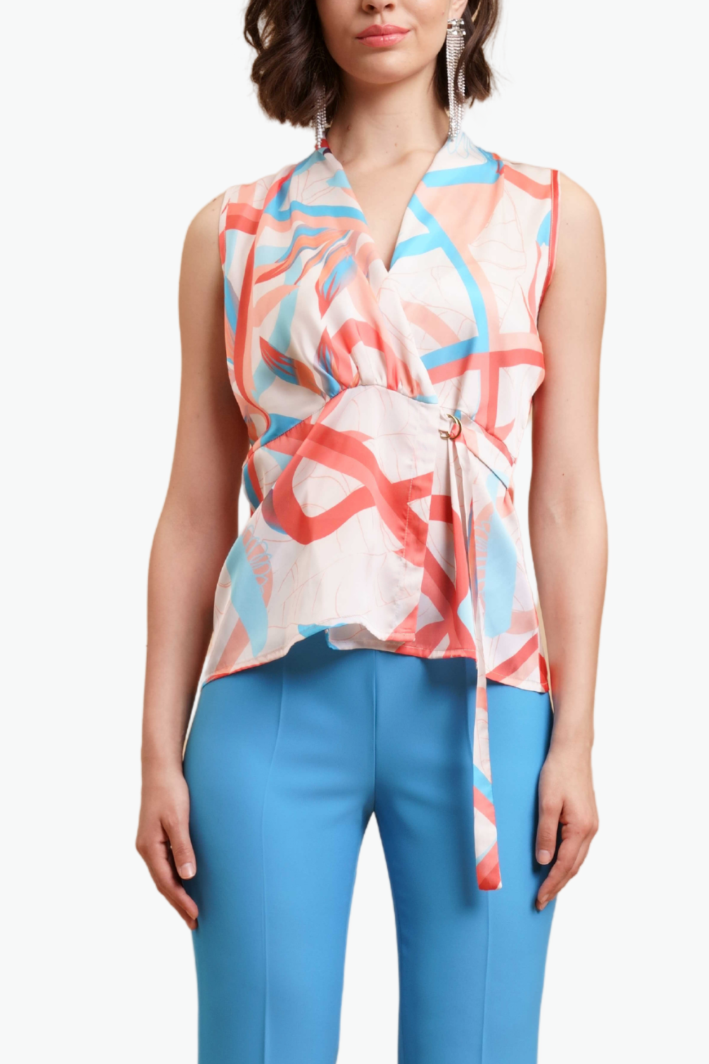 Nualy CAMICIA G/M FANTASIA Italy