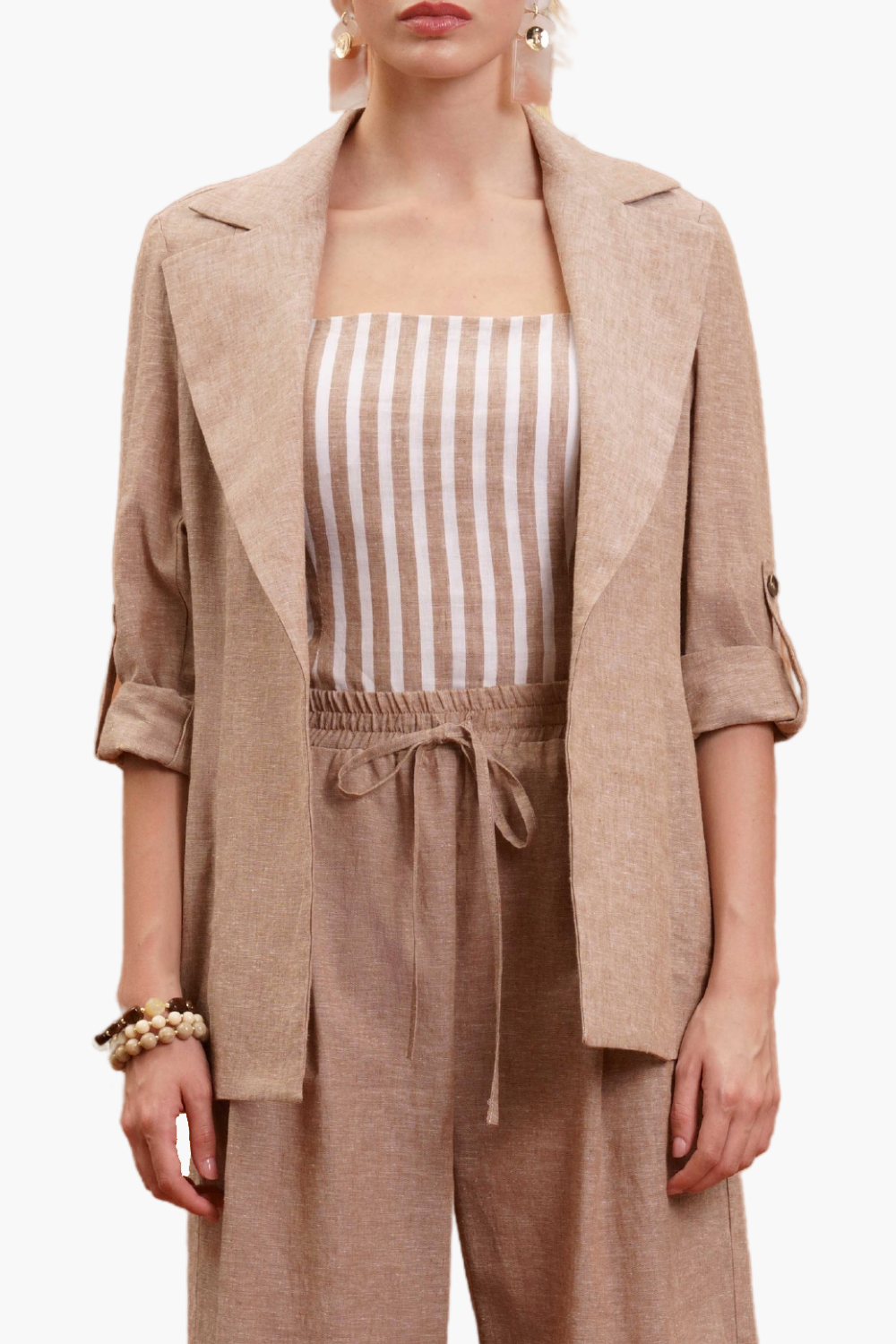 Nualy BLAZER IN LINO I Più Venduti