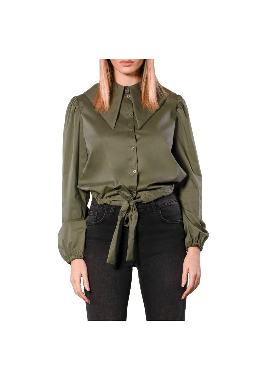 Nualy CAMICIA CON COLLETTO AMPIO Offerte