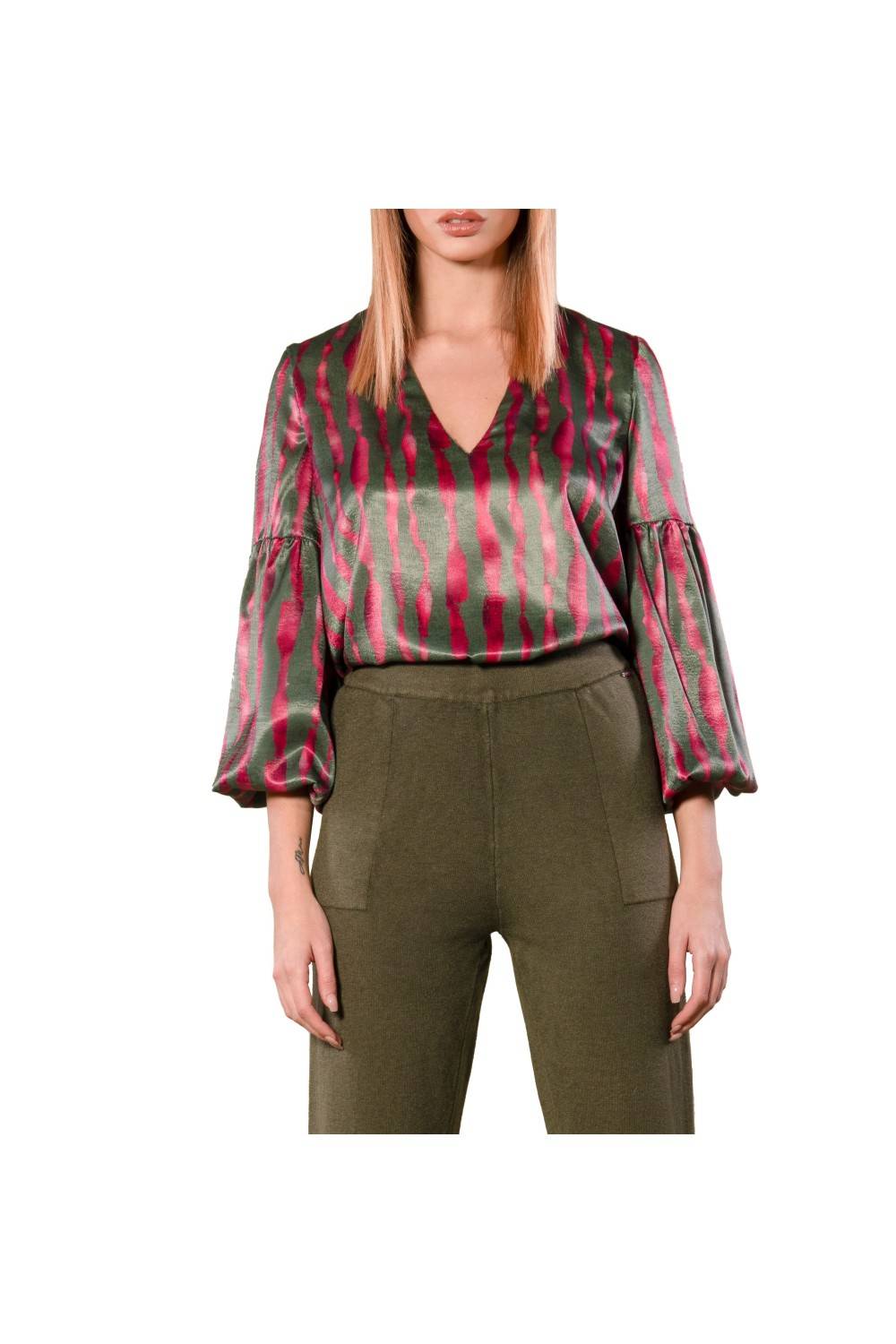 Nualy BLUSA SCOLLO A "V" Hotsell