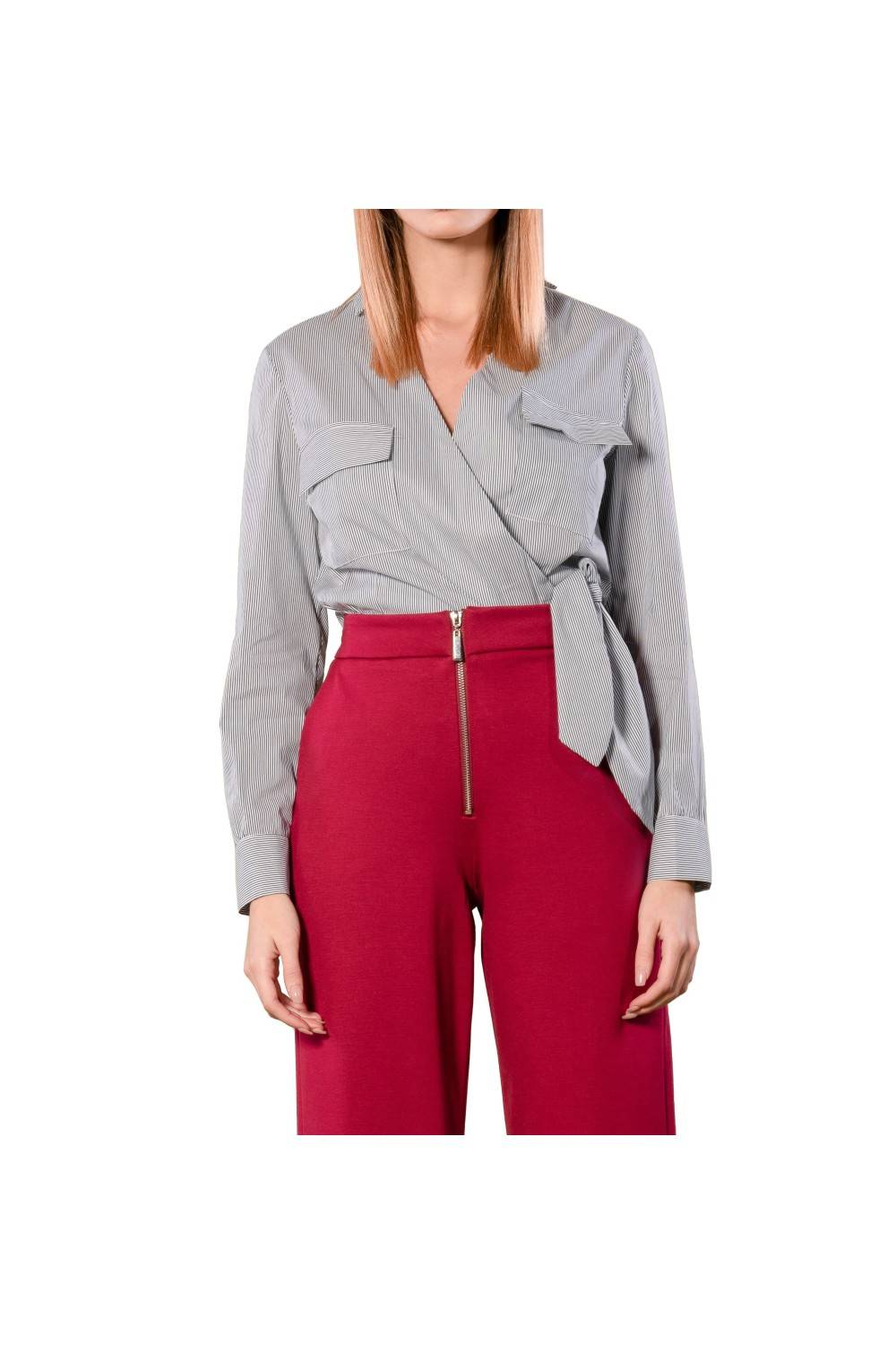 Nualy CAMICIA INCROCIO CON FIOCCO Negozio
