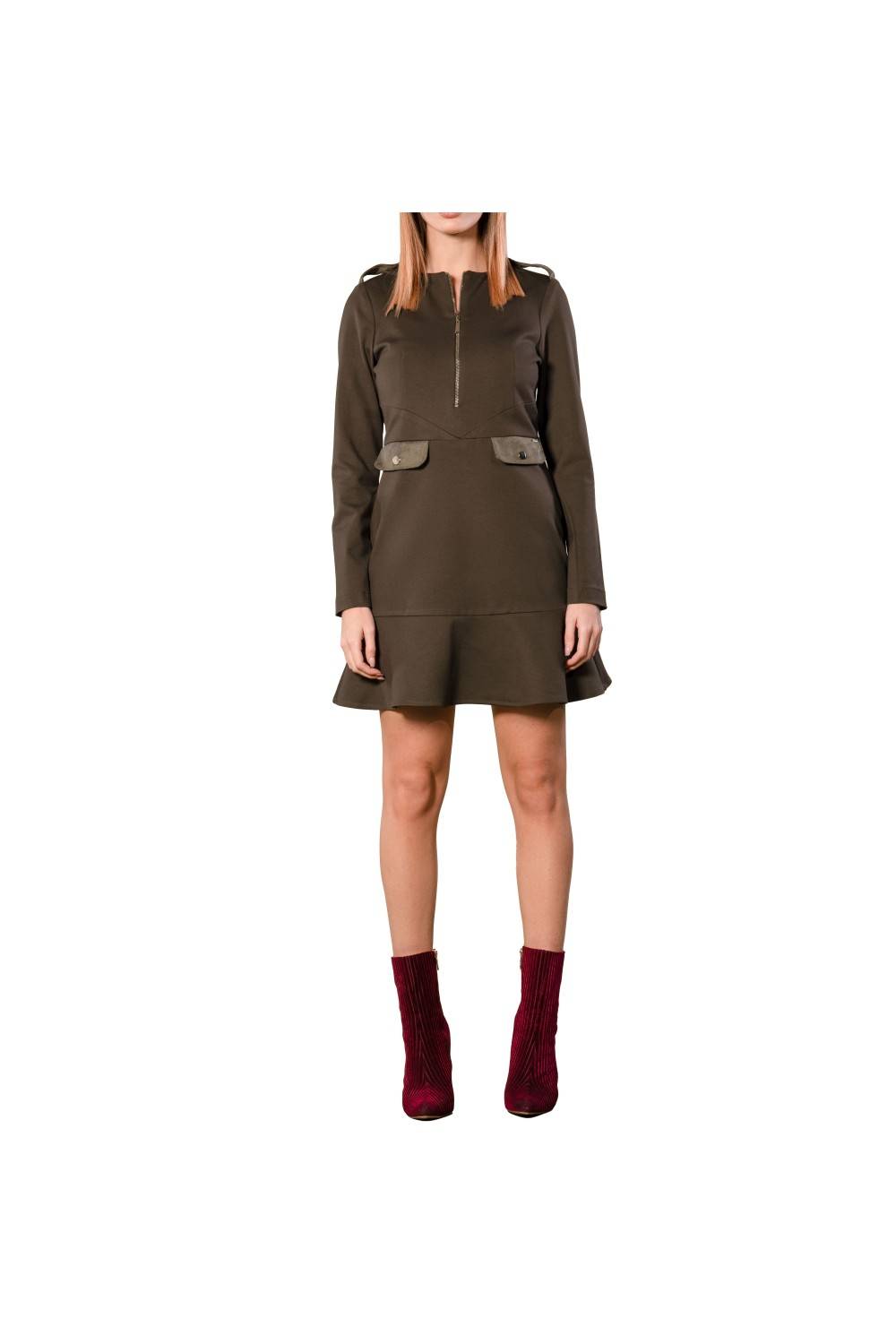 Nualy ABITO CON ZIP CENTRALE 2025