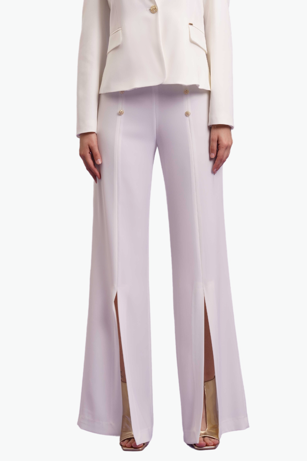 Nualy PANTALONE CON SPACCO CENTRALE Economico