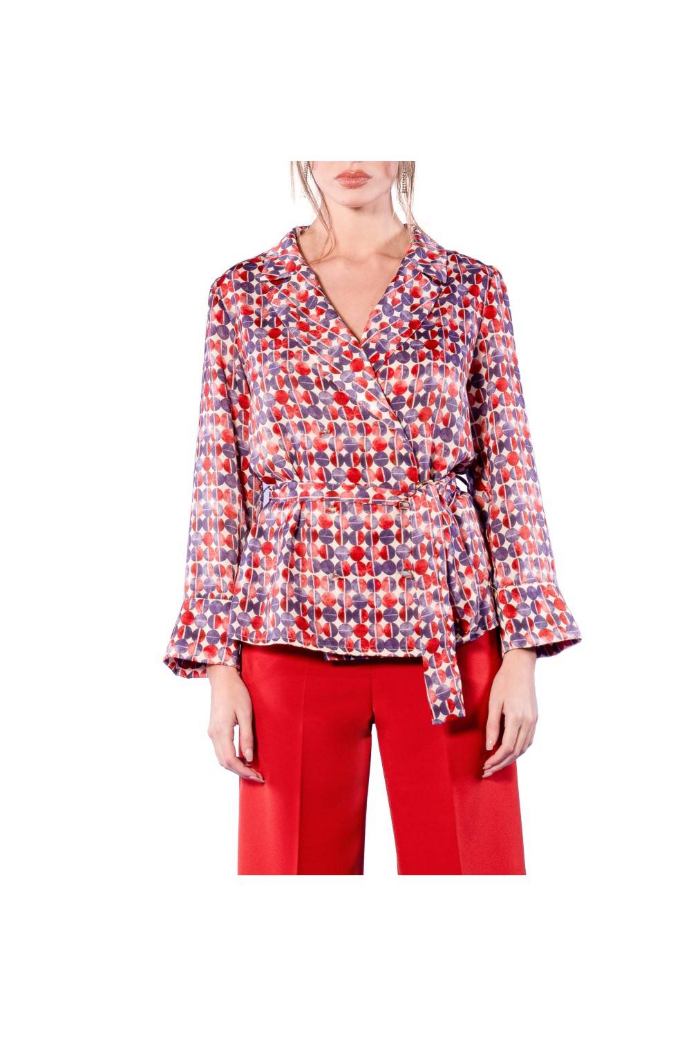 Nualy CAMICIA INCROCIO Vendita Calda