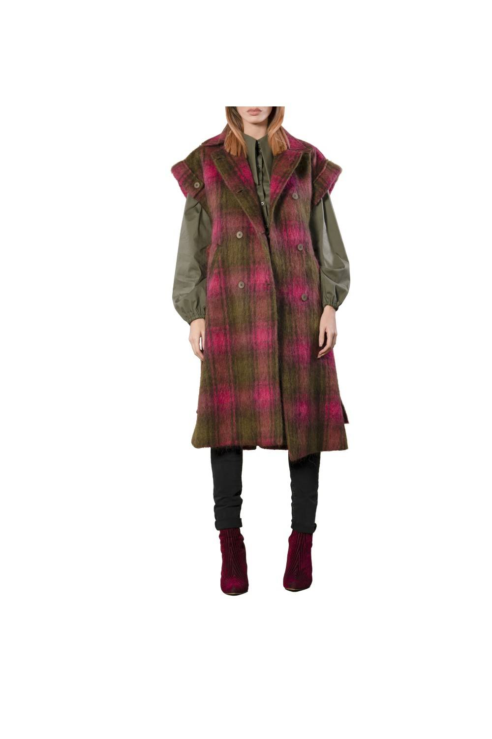 Nualy CAPPOTTO QUADRI Saldi Di Fabbrica